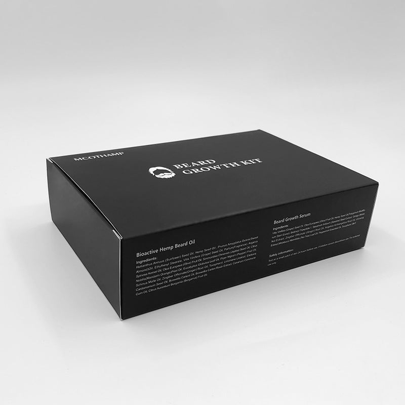 Beard Set Beard Care Oil Growth Liquid - Gray Bearded Hustler